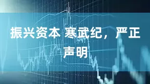 振兴资本 寒武纪,严正声明